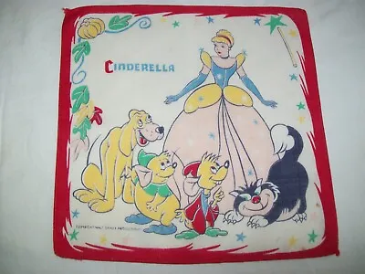 $12.99 • Buy Vintage Cinderella Handkerchief