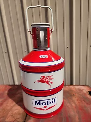 Custom Restored 5 Gallon Measuring Can (MOBIL) • $900