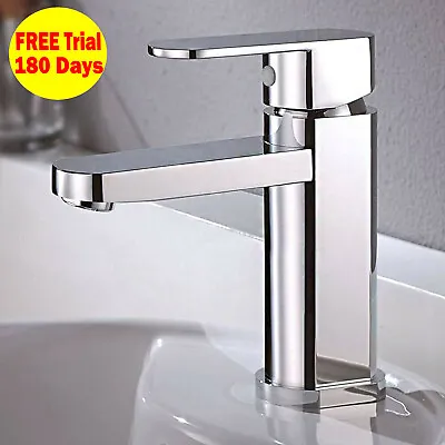 £18.96 • Buy Modern Durable Monobloc Mixer Tap Bathroom Sink Basin Waterfall Faucet Washroom
