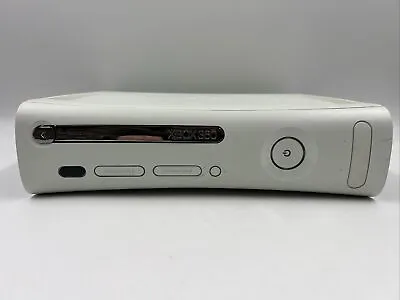 Microsoft Xbox 360 White Console Only No HDD Red Ring Of Death - For Parts • $12.99