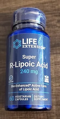 R-Lipoic Acid 240 Mg 60 Vegetarian Capsules Life Extension EXP 07/2025 • $28.99