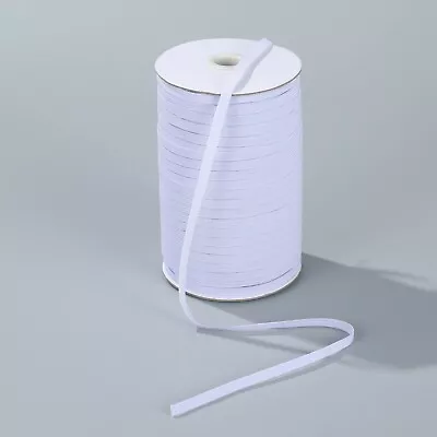 180 Yards Elastic 1/4” 6 Mm White For Headband Clothing Wholesale Bulk Roll • $19.99