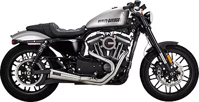 Vance & Hines Upsweep Brushed Stainless 2-into-1 Exhaust System (27327) • $1299.99