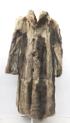 Excellent Raccoon Fur Coat Jacket Men Man Size 44-46 Xl-2xl • $350