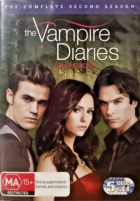 The Vampire Diaries Season 2 (DVD 2011) Nina Dobrev Candice King Region 4 VGC • $6.48