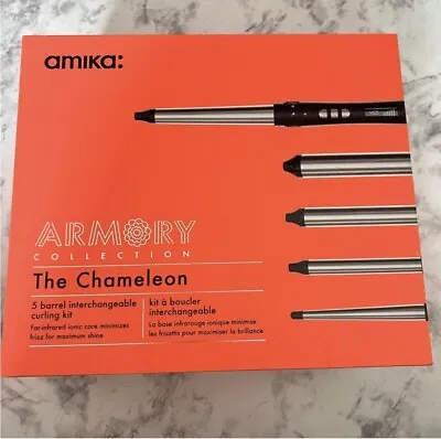 Amika The Chameleon 5 Barrel Interchangeable Curling Kit NEW- FREE SHIPPING • $230