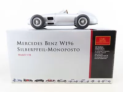 1:18 Scale CMC Die-Cast M-006 Mercedes-Benz W196 Silberpfeil-Monoposto • $449.95