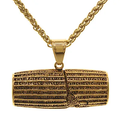 Iranian Persian Cyrus The Great Human Right Cylinder Necklace Chain  • $22.80