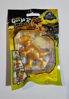 Ultra Rare Heroes Of Goo Jit Zu Minis Jurassic World GOLD Giganotosaurus  • $14.95