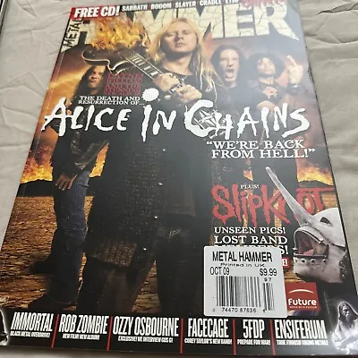 Metal Hammer  Magazine Oct 2009 Alice In Chains • $12.50