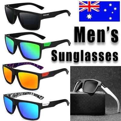$8.99 • Buy Men Sunglasses UV400 Polarized Glasses Fishing Sports Driving WrapAround Eyewear