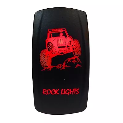 Can Am Military Strike Commander Teryx4 On/Off Red Rocker Switch Rock Lights RZR • $21.99