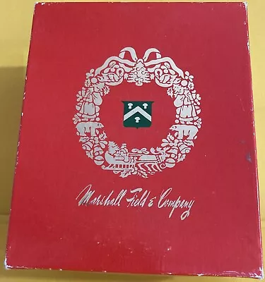 Vintage Marshall Field Red Top Gift Box 5 1/2 X 4 3/4 X 2 1/2  • $7