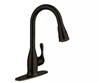 Moen 87966BRB Kaden Mediterranean Bronze One-Handle Kitchen Faucet • $109.95