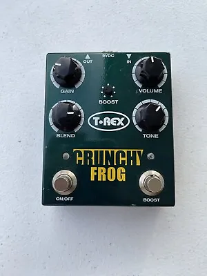 T-Rex Engineering Crunchy Frog Overdrive Boost Booster Rare Guitar Effect Pedal • $95