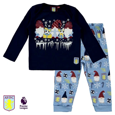 £10.99 • Buy ⚽️ASTON VILLA FC⚽️Official⚽️Babys Gnome Christmas PYJAMAS Set⚽️3-6 Months⚽️NEW⚽️