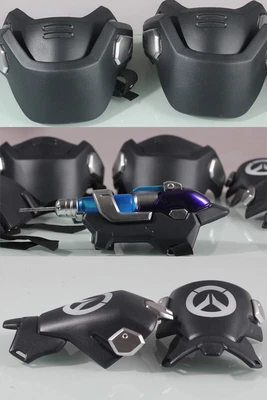 $657.88 • Buy OW Overwatch Ana Amari Cosplay Shoulder Armor FRP Wearable Props Thigh Kneepad