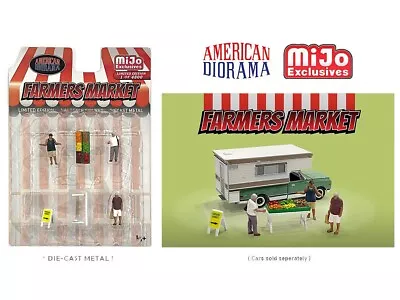 American Diorama 1:64 Farmer Market Figure Set • $24.99