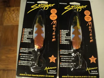 2 - Michigan Stinger Magnum Spoons (black Jeans Uv) Nip • $20