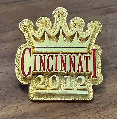 Cincinnati 2012 Crown Red And White Olympic Bid City Olympic Bid Pin • $6