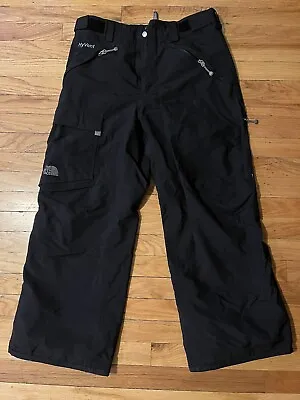 $30 • Buy The North Face Hyvent Pants Men Medium Black Cargo Snow Ski Waterproof