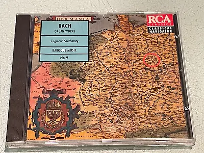 J S Bach - Organ Works - Baroque Music  Zsigmond Szathmary - CD Album - 1995 BMG • £6.95
