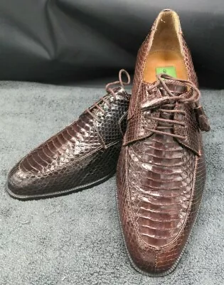 Giorgio Brutini Snakeskin Shoes Size UK8 US9 '152202' • £69.99