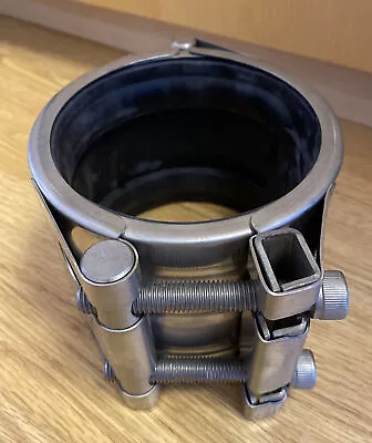 £79.99 • Buy MJH Bolt-Inserting Hinge Type Repair Pipe Clamp Couplings 113-116mm Pipe Leaks