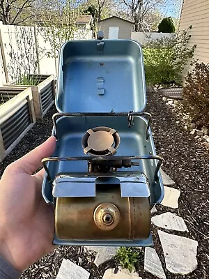 Vintage Optimus 8R Gasoline Stove For Backpacking Camping Sweden Made  Tested • $31