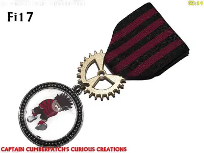 Steampunk Medal Pin Drape Badge Brooch Cartoon Dennis The Menace The Beano #Fi17 • $11.37