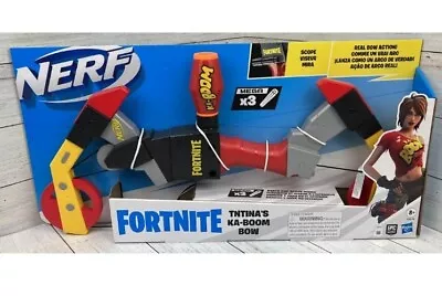 Nerf Fortnite TNTina Ka Boom Bow Ages 8+ Toy Target Fire Mega Darts (NEW In Box) • $39.99
