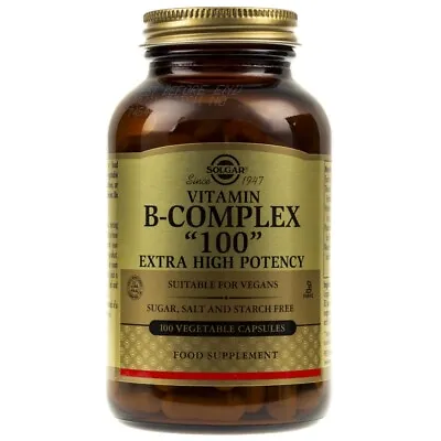 £19.45 • Buy Solgar Vitamin B-Complex 100 - 100 Capsules