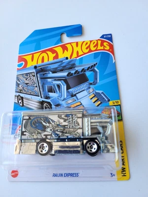 $8.99 • Buy Hot Wheels Raijin Express Blue #87 87/250 2022 HW Art Cars 3/10