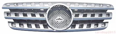 Front Grille Mercedes Benz W163 M-Class ML 96-05 Chrome & Silver W/Emblem ML320 • $249