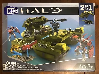 Halo UNSC Scorpion Clash Set BNIB SEALED  Mega Bloks Blocks Construx • $135