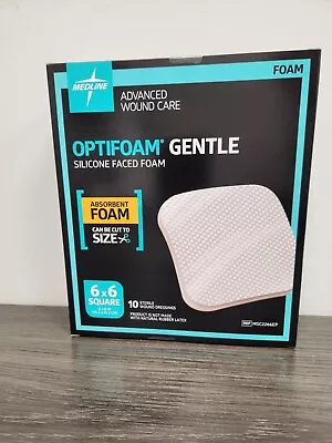 Medline Optifoam Gentle - 6x6 MSC2266EP - Box Of 10 - Exp: 08/2024 • $29.99