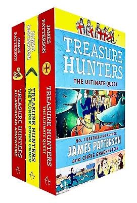 Treasure Hunters Series 6-8 Books Collection Set By James Patterson All-American • $24.98