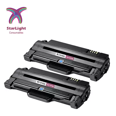 £21.19 • Buy 2 X Black Toner MLTD1052L Compatible With Samsung ML1910 1915 2525 2525W 2540