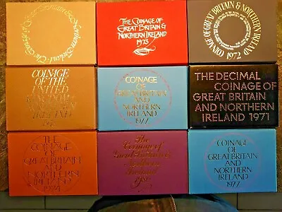 Royal Mint Coin Proof Set 1970- 1982 Choose Your Year • £12.95