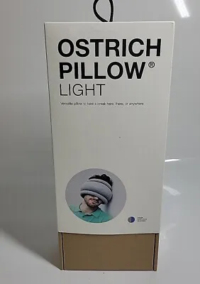 Ostrichpillow Light - Travel Pillow | Airplane Pillow Blue Reef Reversible • $42.49