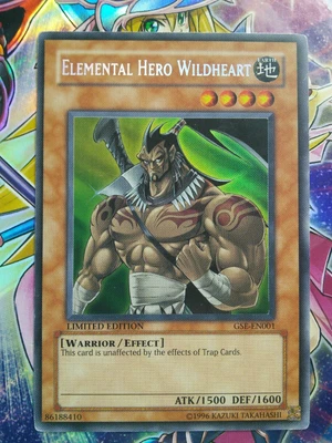 £9.99 • Buy Elemental Hero Wildheart GSE-EN001 Limited Ultra Secret Rare (LP) - Yu-Gi-Oh!