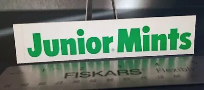 Vintage 80s Stickers Junior Mints Chocolate Candy Sticker VTG RARE • $6.98