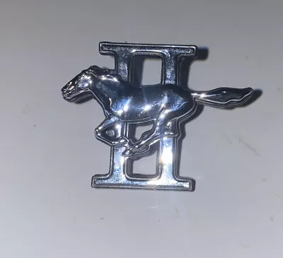 Vintage Original Metal Ford Mustang Ii Car Emblem Badge • $17