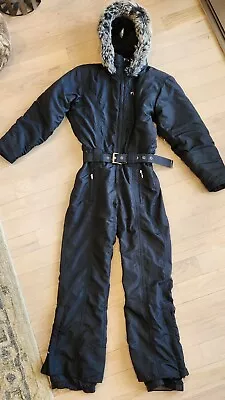 $189 • Buy Obermeyer  Womens Sz 4 Short Full Ski Snow Suit Black