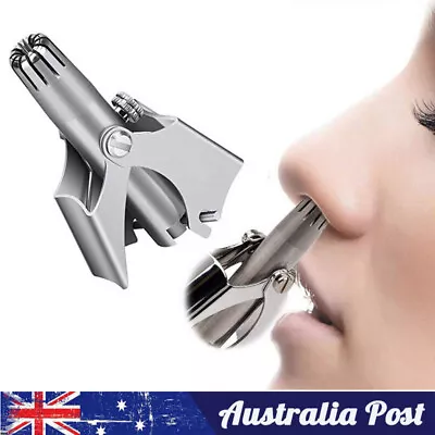 Washable Manual Nose Shaving Hair Removal Clipper Trimmer Device Set Tool • $12.99