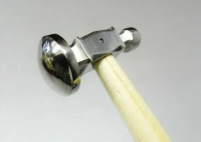 Chasing Hammer 32mm Full Domed FACE Jewelry Crafts Metal Forming Jewelers Hammer • £12.99