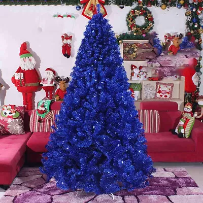 SALE Blue Christmas Tree 7FT 2.1M Shining Lush 1080 Tips Metal Stand Frame • $119.99