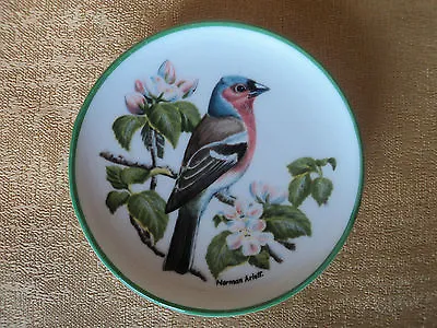 £3.99 • Buy Vintage Small Signed (coalport-england) Chaffinch Decorative Wall Plaque/plate.