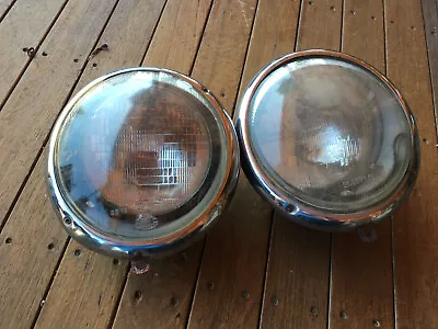 Vintage Porsche Hella Head Lights Pair 356 • $199.99