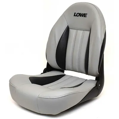 Lowe Boat Folding Fishing Seat 2347382 | Gray Black 24 X 18 X 20 Inch • $193.79